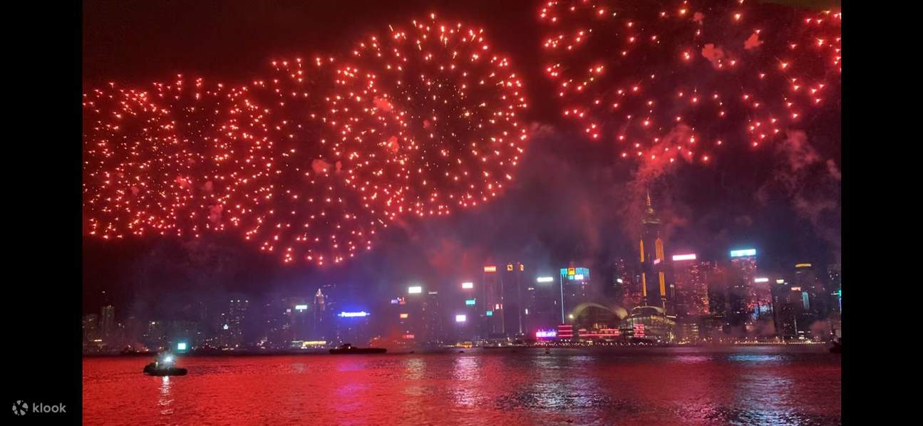 New Year's Eve Countdown Fireworks Display Onshore Viewing Area | Tsim Sha Tsui Star Ferry Pier Harbour Tour Waiting Area